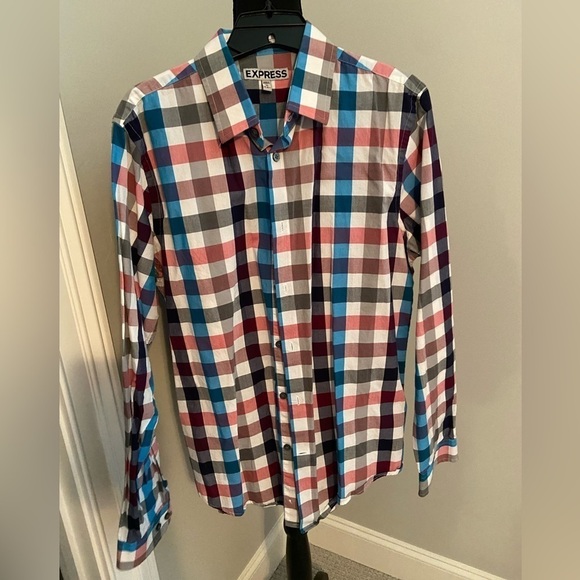 Express Size Medium Mens button up - Picture 1 of 6